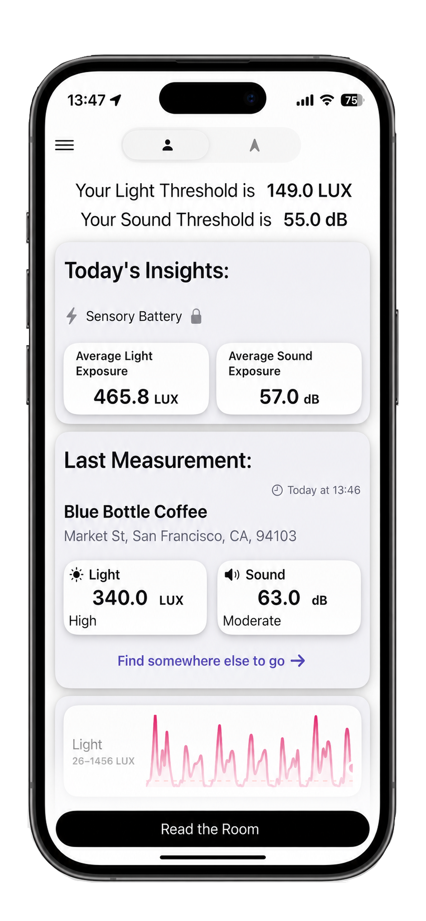 SpectrumScan App Screenshot